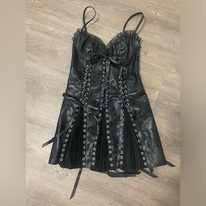 Dolls Kill / Unholy Stirring Echoes Mini Dress